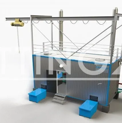 Фото №0 Модульная котельная Прометей на базе 1-го котла (Модель: КМТ-400 ПрА)
