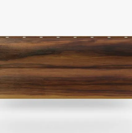 Фото №0 Сайдинг Металлический сайдинг «Бревно» покрытие 3D мореный тик Россия, эконом, 0.4-0.45 мм