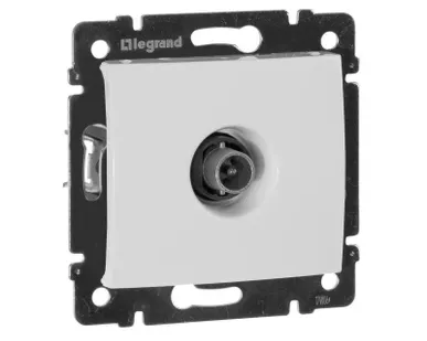 фото Механизм розетки TV СП Valena оконечная 10дБ бел. Leg 774430