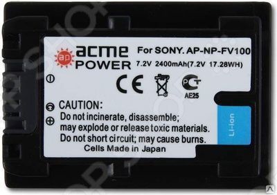 Фото №0 Аккумулятор для телефона AcmePower AP-NP-FV100