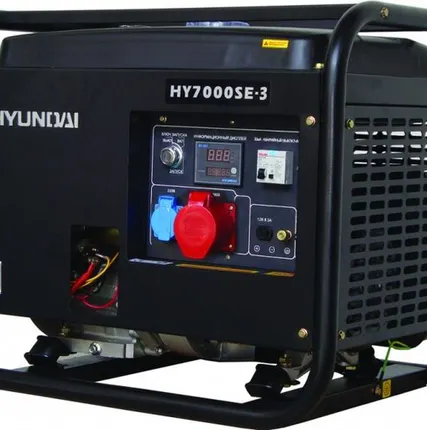 Фото №0 Бензиновый генератор Hyundai HY 7000SE-3