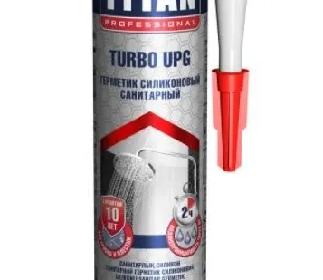 фото Герметик силиконовый санитарный прозрачный UPG Tytan 280 мл