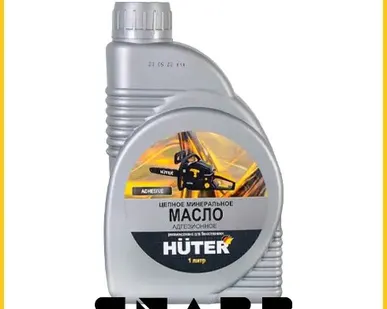 фото Масло цепное минеральное адгезионное 80W90, для техники Huter, 1л.