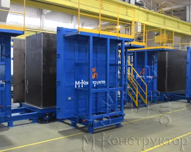 фото Металлоформы для изготовления панелей лифтовых шахт
