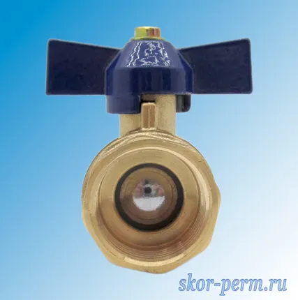 Фото №3 Кран шаровой ZOX 20 Ру30 бабочка г/г