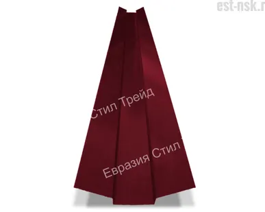 фото Планка ендовы верхняя 76х76х2000 RAL 3005