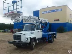 фото Автогидроподъемник ВИПО-24 на ш.ГАЗ-3309 (кабина двухместная)