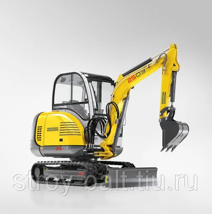 Фото №1 Аренда мини-экскаватора Wacker Neuson 2,6 тн