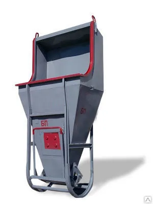 Фото №0 Бадья для бетона «Туфелька» 1,