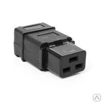 фото Вилка IEC 60320 C19, 16A, 250V, мама, разборная, черная