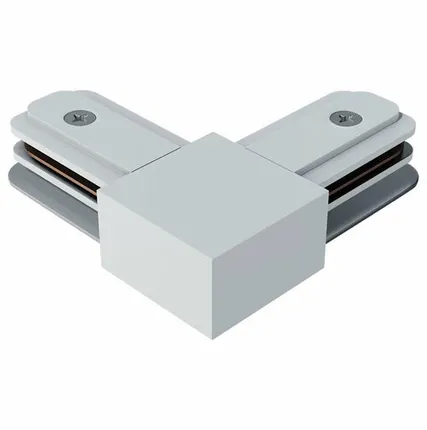 Фото №0 Соединитель для двухконтактного трека 2TRA, угловой - Белый