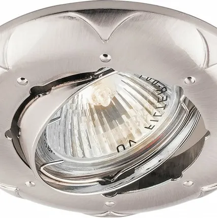 Фото №0 Светильник встраиваемый G5.3 MR16 DL6022 50W титан поворотный Feron