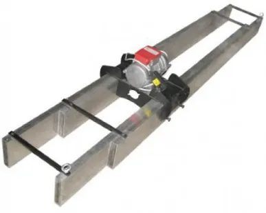 фото Виброрейка телескопическая Vmax 3-5 (220), алюминиевый профиль 180x40x4 мм., электропривод