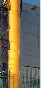 фото Мусоропровод строительный секция с цепями (пластик) L=1.07м m=8.6кг толщ.ст