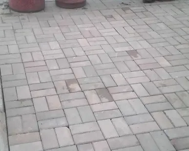 фото Укладка брусчатки