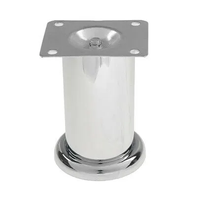 Фото №0 Ножка опора хром мебельная 100 мм металл