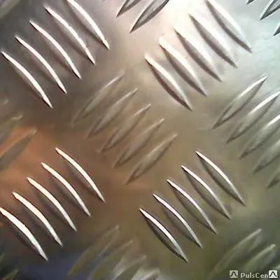 Фото №0 Лист рифленый 8, 10 1.5 x 4-6 1.25х6 1х2.2-6 1.08х4 ст. 3сп ромб чечевица