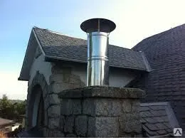 Фото №0 Монтаж дымоходов из нержавеющей стали