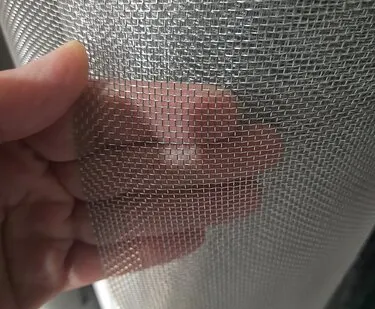 фото Сетка тканая нержавеющая