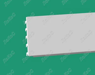 фото Панель (стенка) внутренний угол 250*900мм, окрашенная, белая