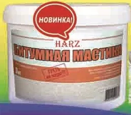 фото Мастика битумная &quot;Harz&quot; гидроизоляционная 20 кг