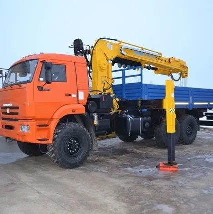 Фото №0 Кран-манипулятор КАМАЗ 43118-3078-46+SOOSAN SCS876 в.у. + буровая уст..