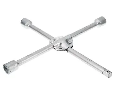 фото Ключ балонный крестовой 17-19-21мм 14" усиленный сатин. SJ012P ЕРМАК /766-079/