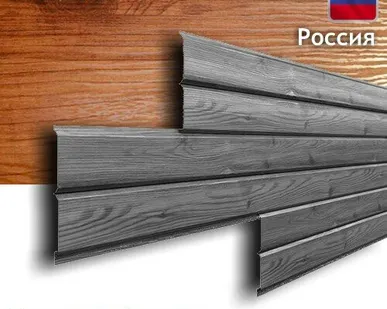 фото Сайдинг металлический Евробрус 15х245 printech SteelArt (0,45+мм) Zn100гр|м2, покрытие 25мкм (СТ-Р)