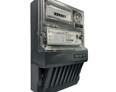 фото Счётчик трёхфазный однотарифный Меркурий 230 AM-01 5-60А с механическим индикатором