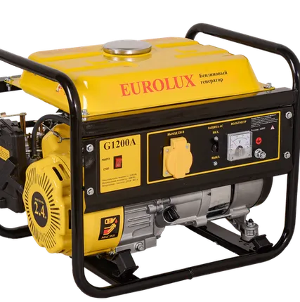 Фото №0 Бензиновый генератор EUROLUX G1200A