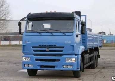 фото КАМАЗ 65117-6010-23 борт без тента каркаса
