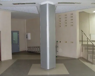 фото Колонна из Алюминиевых композитных панелей