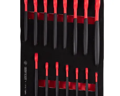 фото Набор рожковых диэлектрических ключей, 7-24 мм, ложемент, 15 предметов KING TONY 9-12FVE15MRV