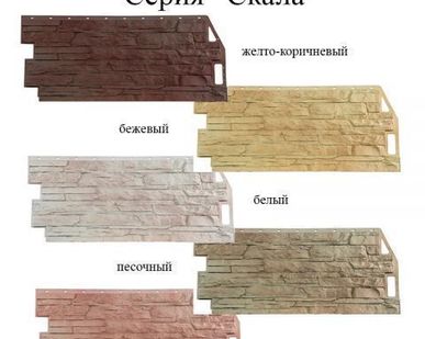 фото Панель фасадная скала песочный Fineber