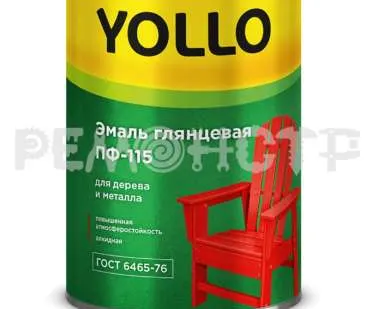 фото Эмаль ПФ-115  6кг белая YOLLO (2/100) П зз