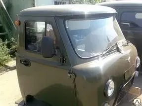 фото Кабина УАЗ-3303 в сборе окрашенная (жесткие сиденья, ЗМЗ euro-iii, эсуд