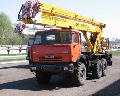 фото Аренда автовышки КАМАЗ