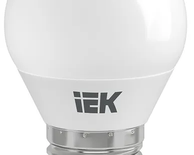 фото Лампа светодиодная ECO G45 шарообразная 5Вт 230В E27 3000К теплый белый IEK