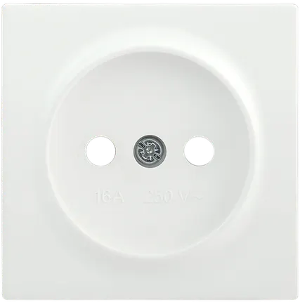 Фото №0 НР-1-0-ББ Накладка розетка без з/к BOLERO белый IEK