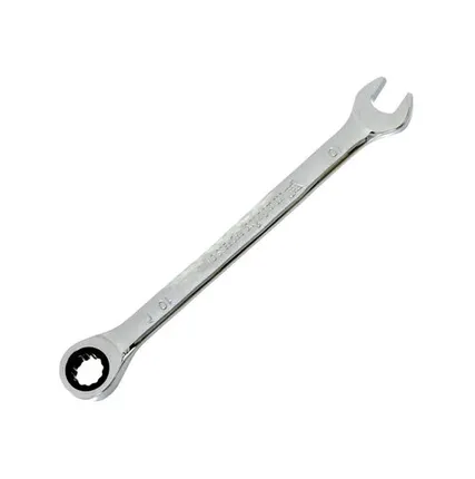 Фото №0 Ключ комбинированный трещоточный, 14мм, CrV, зеркальный хром, MATRIX, 1 шт