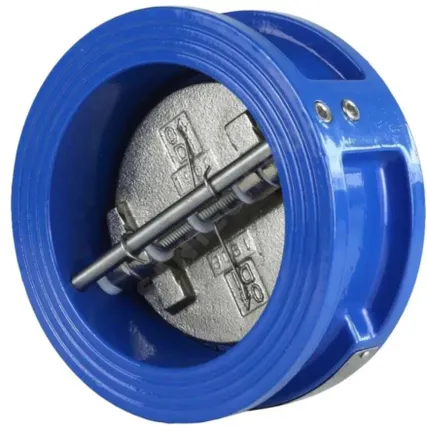 Фото №0 Клапан обратный межфланцевый 2х створчатый д80 Py10/16 чугун Benarmo