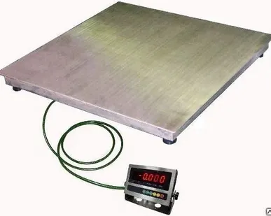фото 4D-P весы платформенные нерж/сталь (1250х1000) 1000 кг