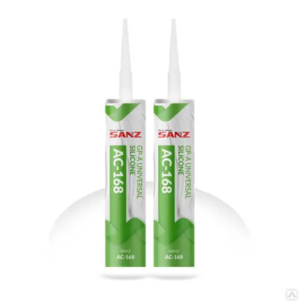 Фото №0 Герметик силиконовый универсальный, 280 мл, прозрачный, AC-168