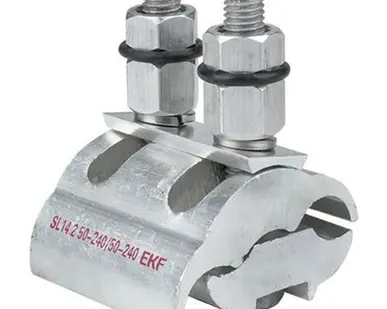 фото Зажим плашечный SL14.2 50-240/50-240 срывные болты EKF