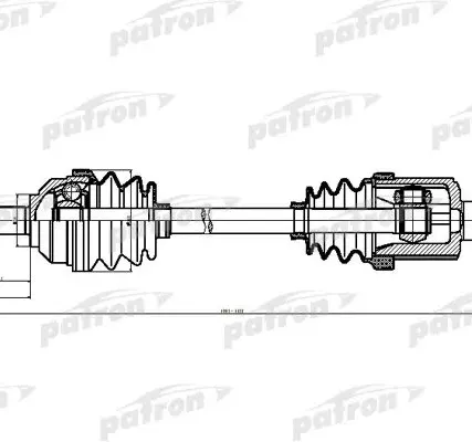 Фото №0 PDS1970 Полуось