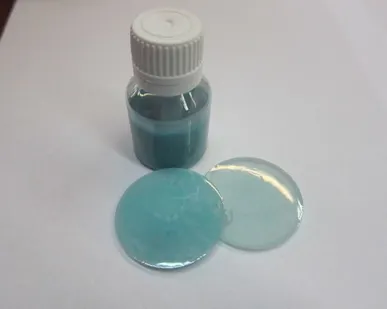 фото Эпоксикон ПП-958 голубой с красным отблеском