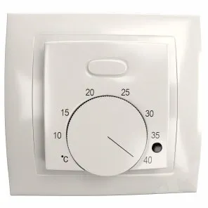 Фото №0 Терморегулятор электромех. RTC 70.26SL белый с датчиком пола,ультратонкий,регулир.темп. от +5С до +4 GRANDEKS