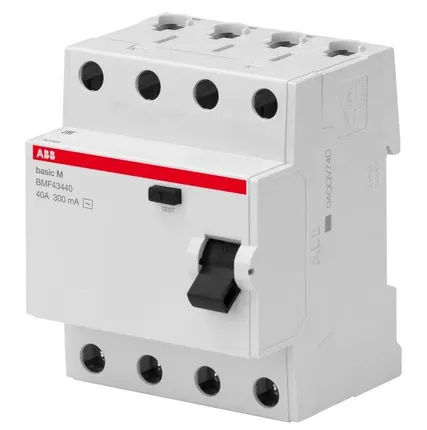 Фото №0 Выключатель диф. тока 4п 63А 30мА тип AC Basic M BMF41463 ABB 2CSF604041R1630