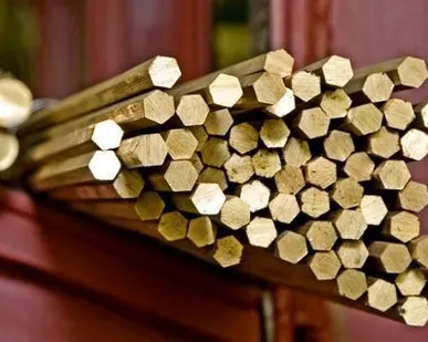 фото Шестигранник латунный ЛС59-1П