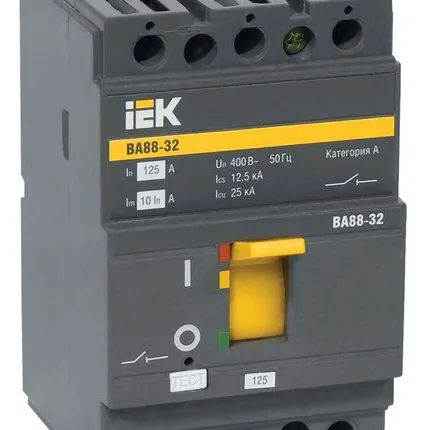 Фото №0 Выключатель автоматический 3п 80А 25кА ВА 88-32 ИЭК SVA10-3-0080